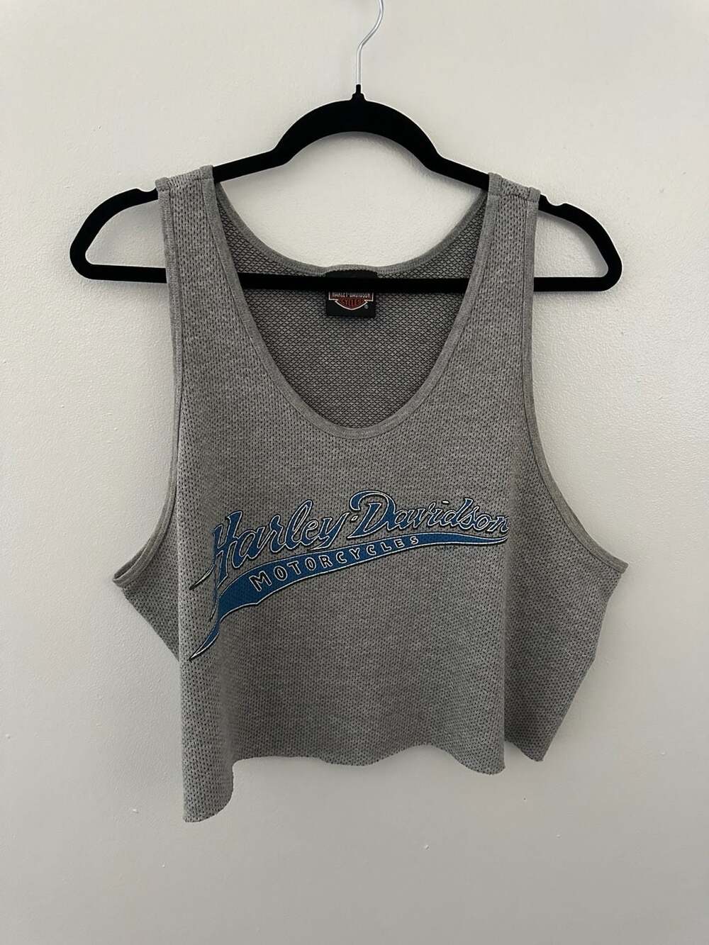 Harley-Davidson Ozark Lake Missouri Mesh Crop Tank Top